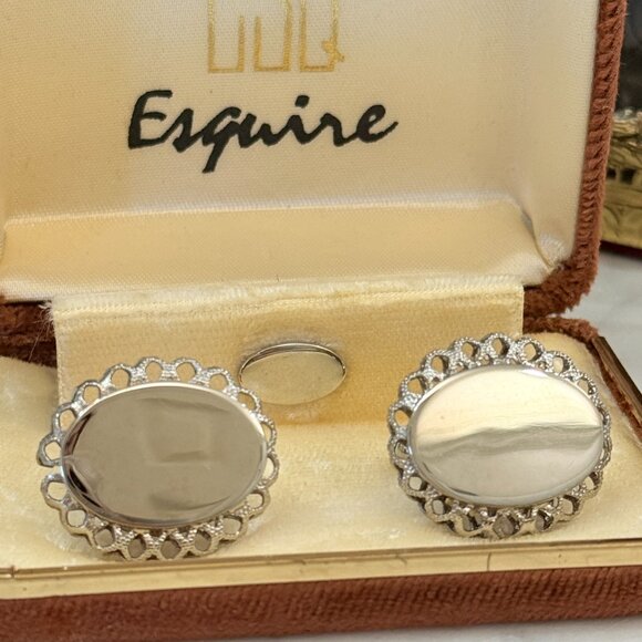 NIB Vintage Esquire Cuff Links and Tie pin - Picture 7 of 8